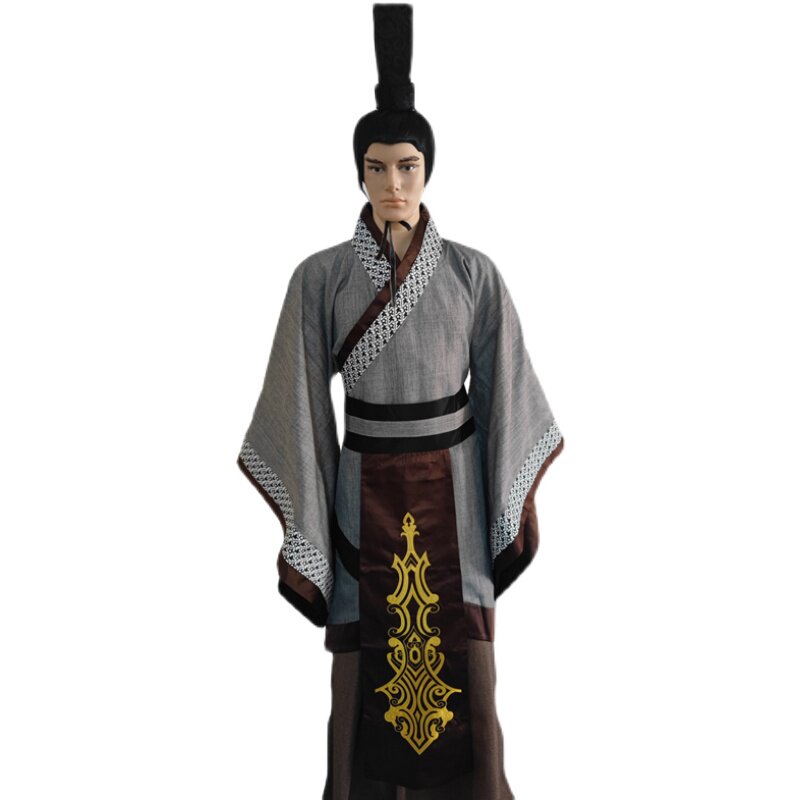 古装男款汉服古代大臣王爷谋士官服春秋战国秦朝民族服装