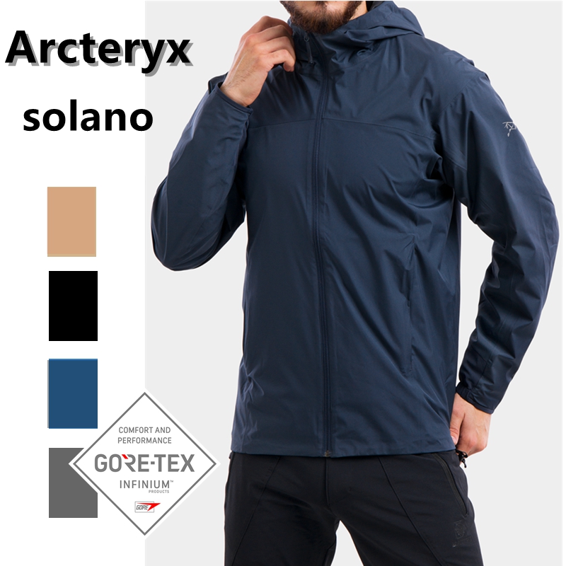 新款Arcteryx/始祖鸟 Solano Hoody 男款防风软壳外套24386/23072