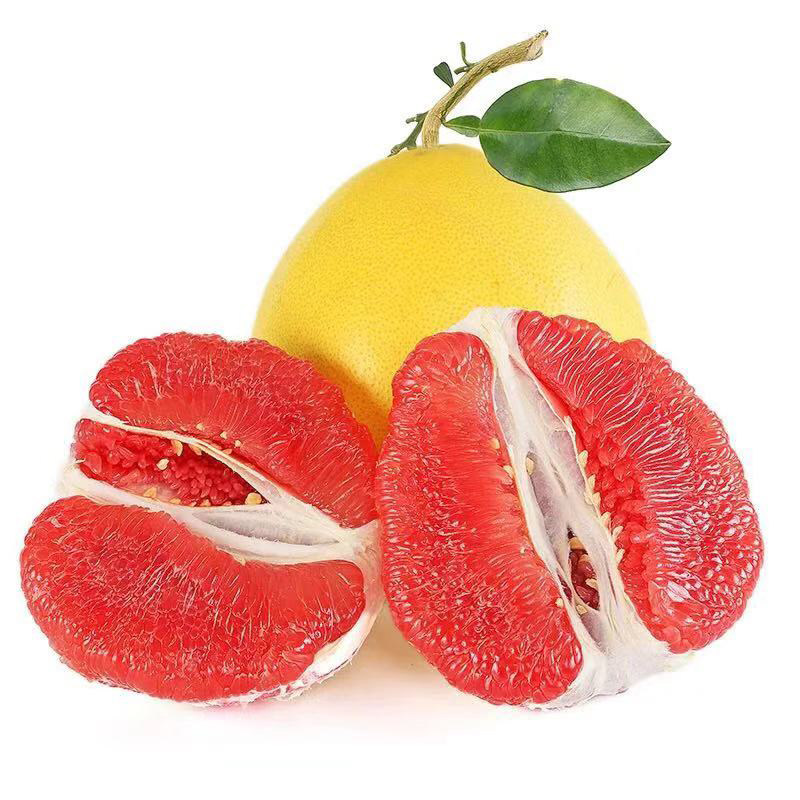 赣南特产当季红心柚子红肉蜜柚甜柚子水果新鲜红肉柚子整带箱10斤