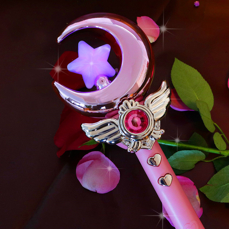 星空魔法棒巴啦小魔仙魔法权杖儿童公主仙女变身发光玩具