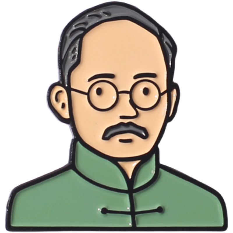 banjitino原创蔡元培觉醒年代新青年金属徽章胸针包包胸针