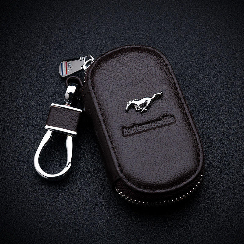 mustang福特野马通用汽车钥匙gt运动真皮钥匙包遥控车用钥匙包