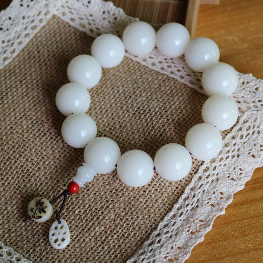 菩提佛珠精品提子白菩提圆珠男女精品男串大颗提手手链