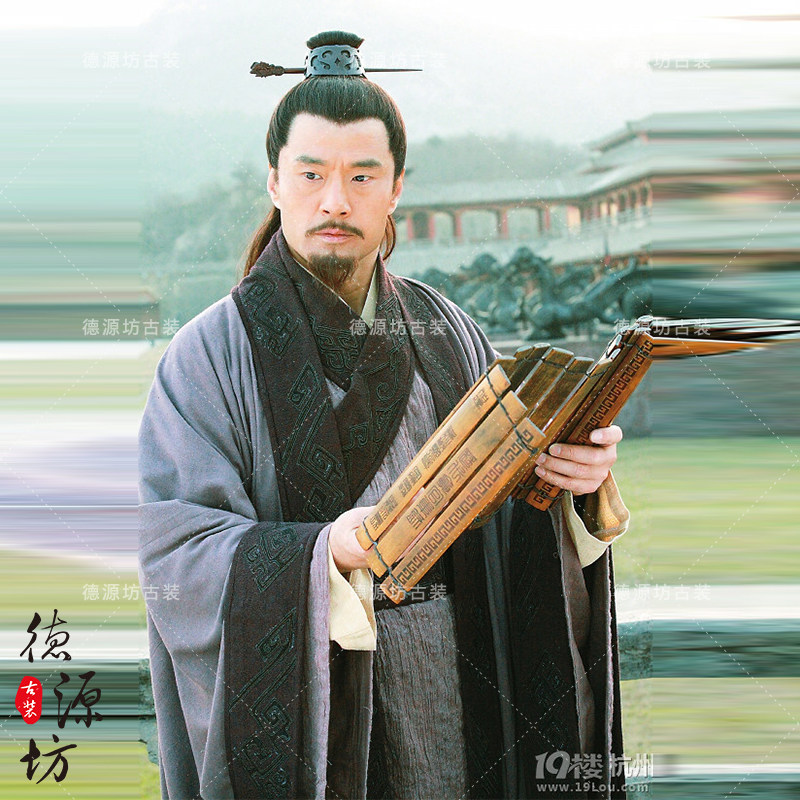 春秋战国时期经典影视古装武侠侠客书生官员群演农民棉麻演出服装