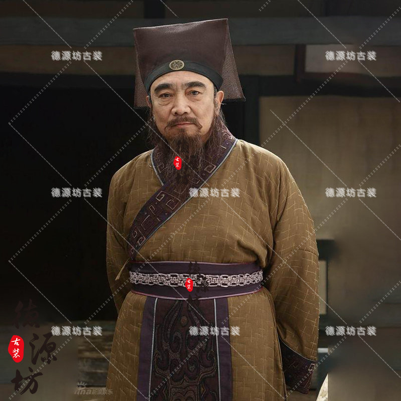 春秋战国时期国安同款影视古装丞相大臣汉服富商民族服装