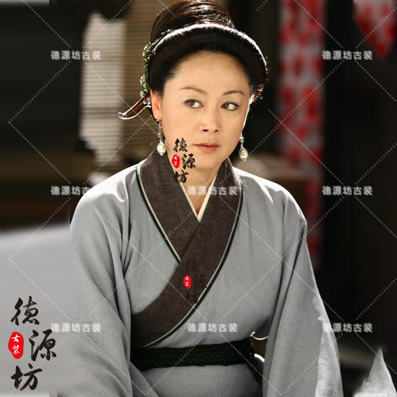 春秋战国时期孔雀东南飞同款影视古装汉服少奶奶老太太夫人民族服装