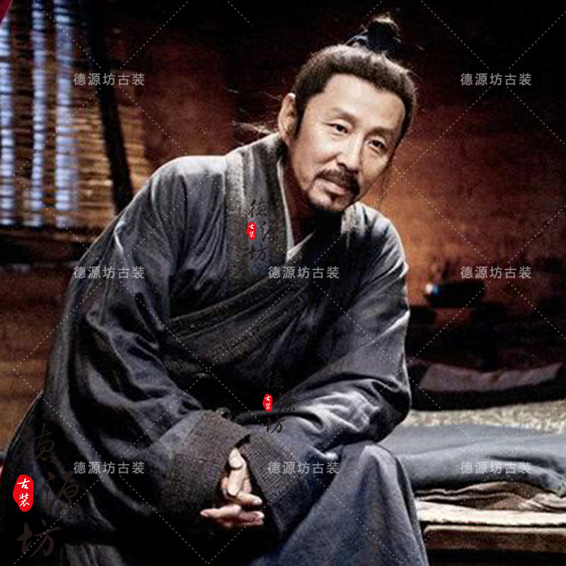 春秋战国刘邦同款影视古装秦汉大臣丞相老夫子军师民族服装