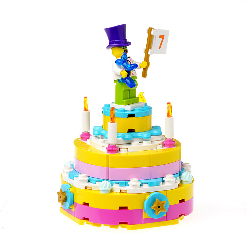 乐高积木生日蛋糕40382限定礼盒男孩拼装益智玩具女孩建构