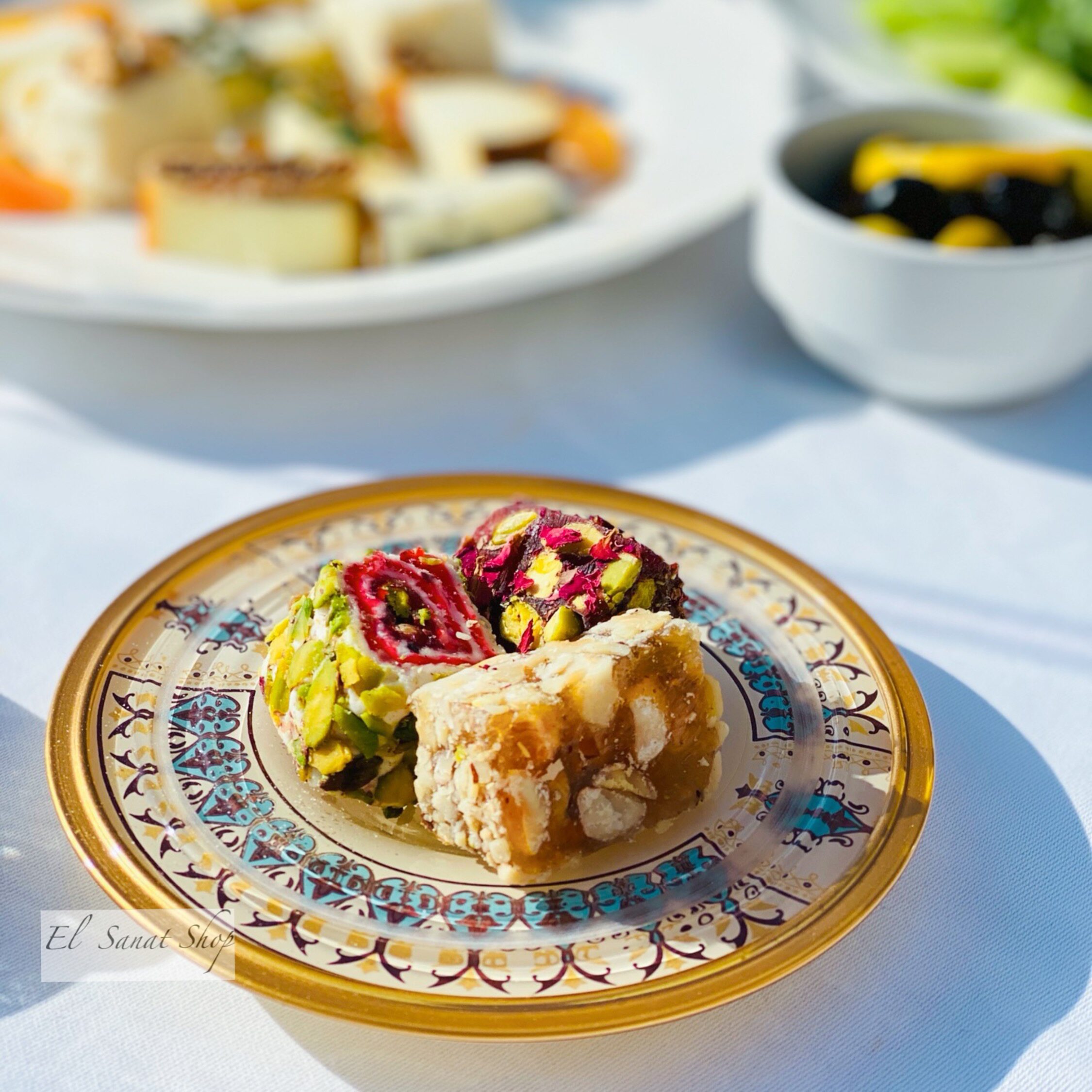 土耳其手工手绘糖罐点心饼干方糖罐配红茶茶杯糖缸