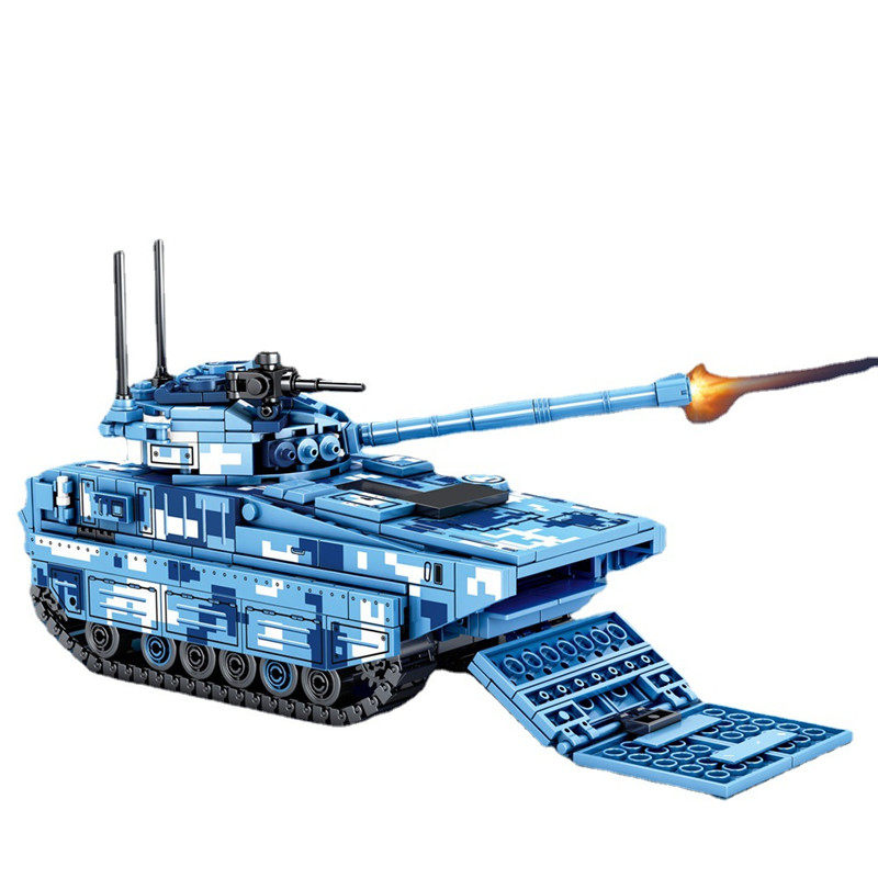 兼容乐高积木军事仿真海南舰ztd-05两栖突击气垫拼装塑料积木