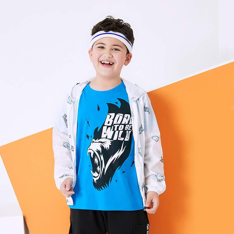 【清仓】胖童短袖t恤夏男童加肥加大码宽松胖男孩体恤大童半袖