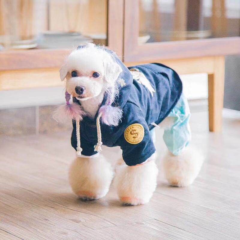 卫衣衣服梦幻连帽又仙又酷它它宠物外套戴帽狗宠物服装