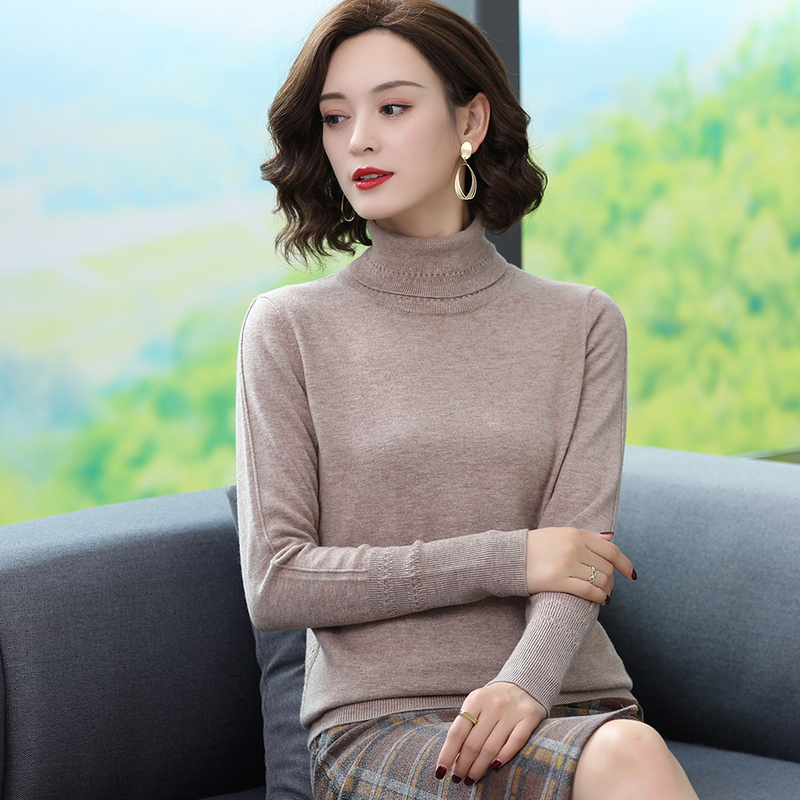 恒源祥羊毛衫2019冬季桓源祥女式全毛上衣绞花纯羊毛