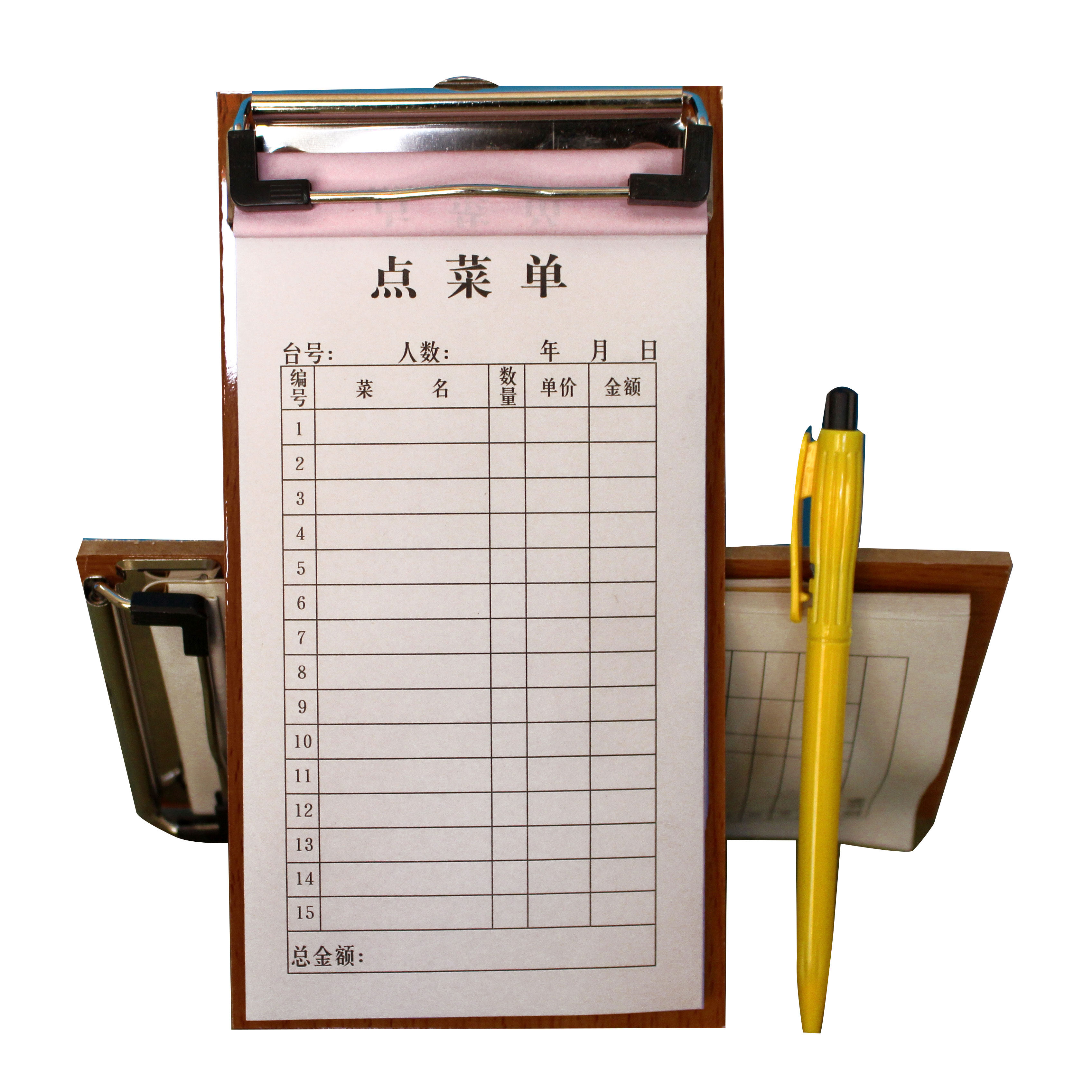 点菜单 一联 菜单本 二联批发 三联无碳复写两联 单层手写空白厚