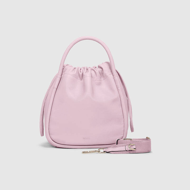 ecco爱步束口包拉绳可拆卸手提包水桶触动9105809现货通用款女包