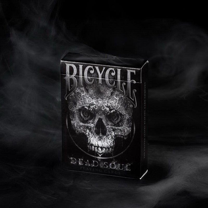 美国bicycle单车扑克牌 dead soul 黑骷髅单车进口收藏花切扑克牌