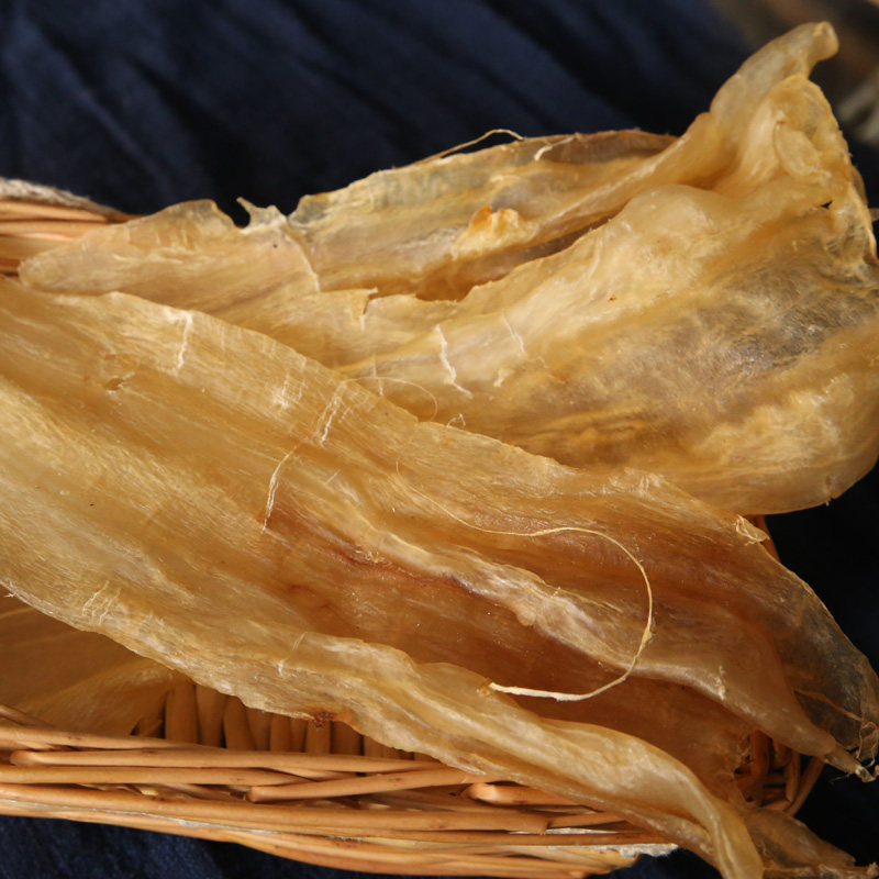 森哥海味花胶鱼胶北海胶片鱼肚阴阳250g花胶