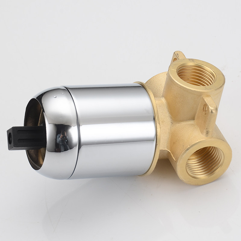 开关冷热淋浴房花洒混水阀全铜入三通预埋水龙头浴缸龙头