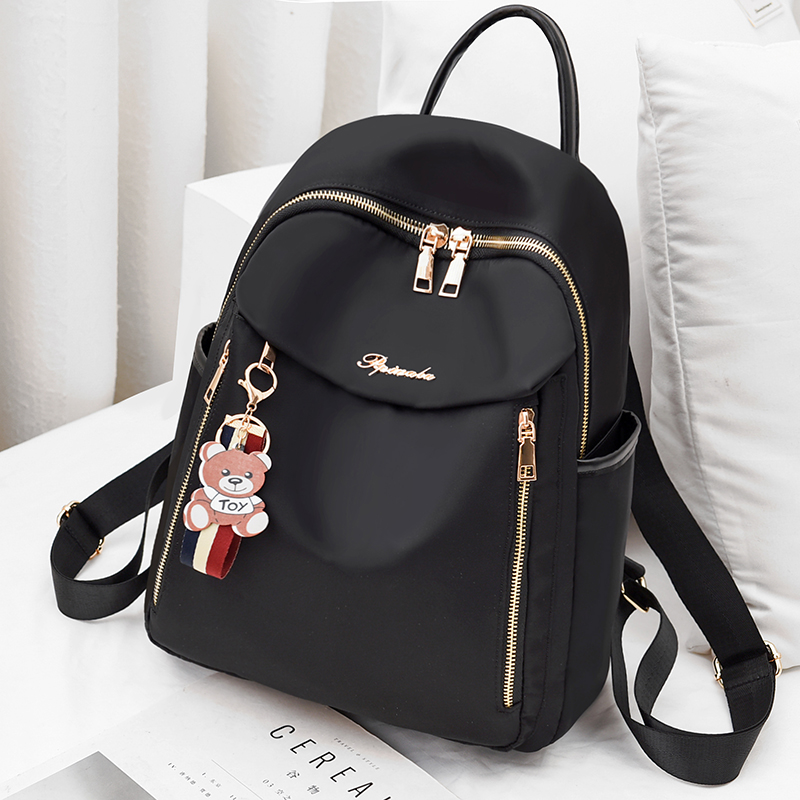 牛津布双肩包女2022夏季新款时尚女士背包小包旅行大容量电脑书包