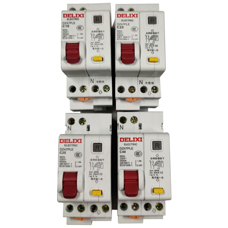 德力西dpn家用漏电开关dz47ple32a家用保护器25a20a保护开关40a