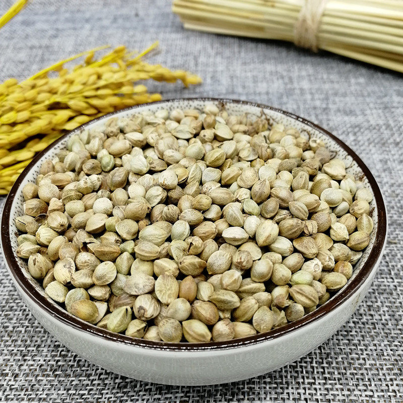 广西巴马特产农家自种天然小粒火麻仁火麻籽500g包邮未脱壳火麻仁