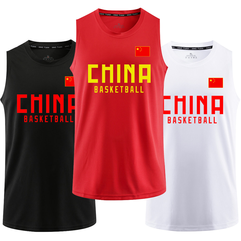 易建联china中国男篮国家队篮球背心坎肩diy定制篮球服
