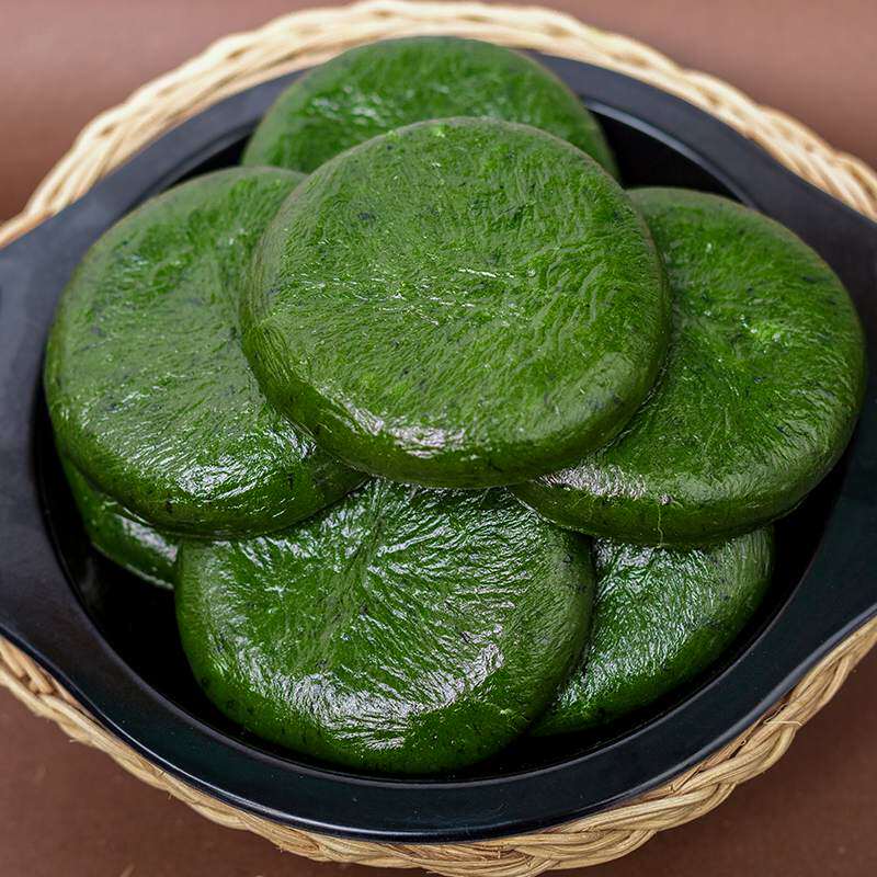 糍粑艾叶6斤清明果艾叶粑粑糯米江西特产传统年糕