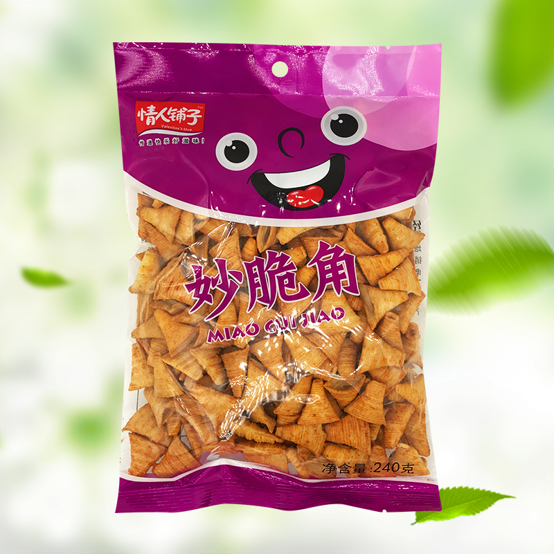 妙脆角香辣辣味三角脆香膨化零食8090儿时怀旧膨化食品