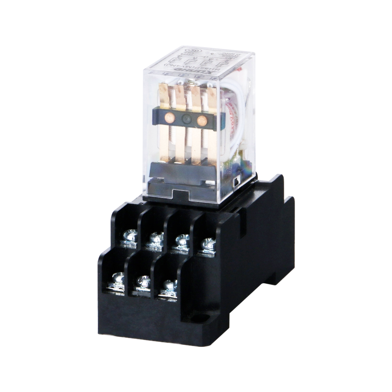 my4njhh54p中间电磁继电器ac220vdc24v12v小型my4nj电磁继电器