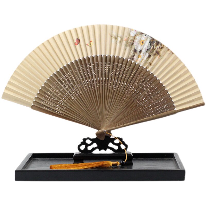 中国工艺礼品古典6寸古风扇子国风女式复古扇子