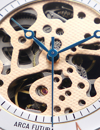 日本代购arcafutura手动机械背透唯美设计怀表怀表