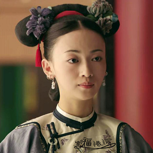 包邮延禧攻略魏璎珞璎珞吴谨言蓝玉髓双古装复古耳环