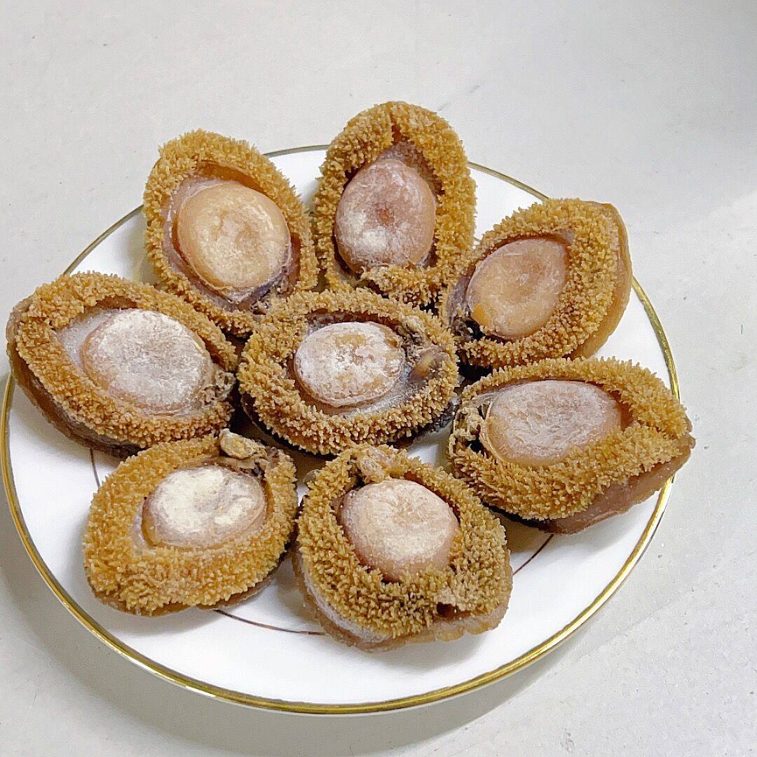 精选20头大号南非鲍鱼干淡干溏心干鲍足干干鲍鱼