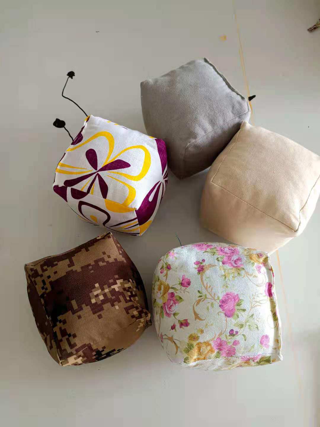 幼儿园工具小沙包软包正方体立体创意抱枕小手枕软靠垫