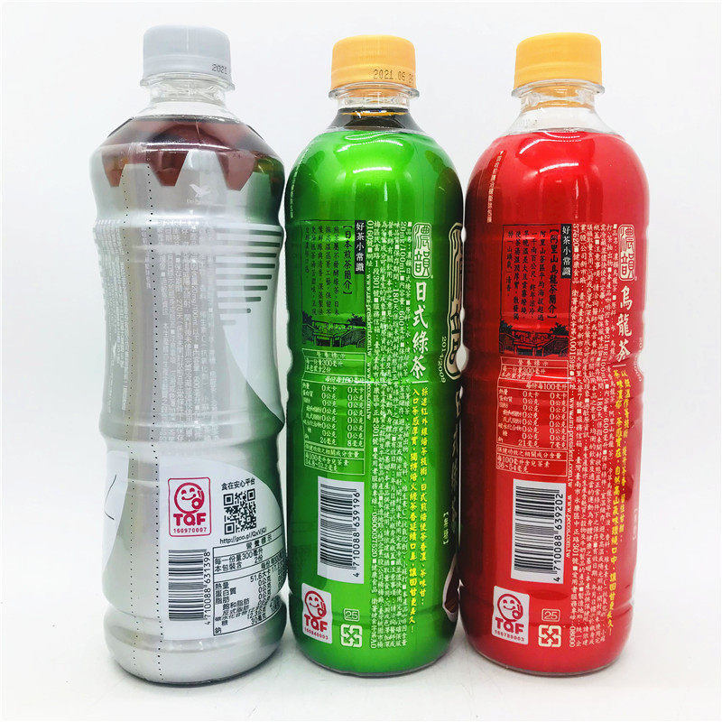 4瓶进口一份包邮台湾统一茶里王白毫乌龙茶600ml茶饮料
