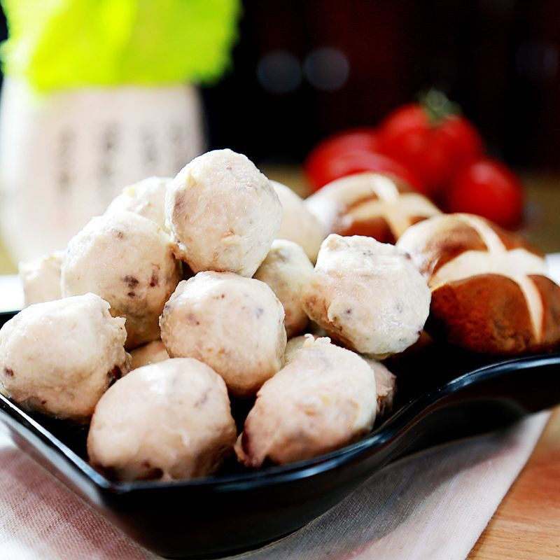 海瑞贡丸原味猪肉600g火锅锅底配料弹爽滑纯茶饮料