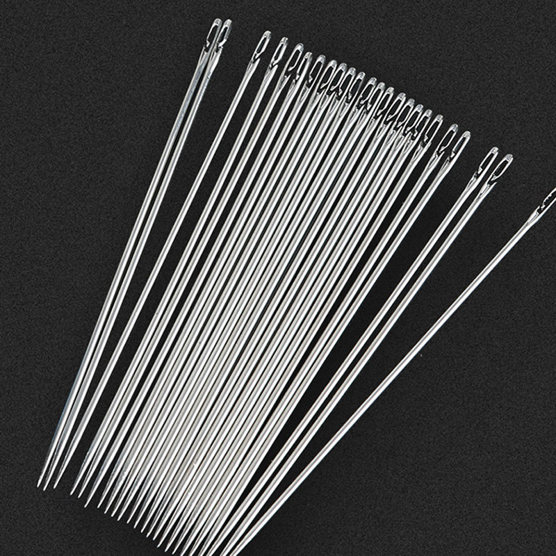 穿针盲人针老人用免认手缝针大号家用缝衣针衣服针