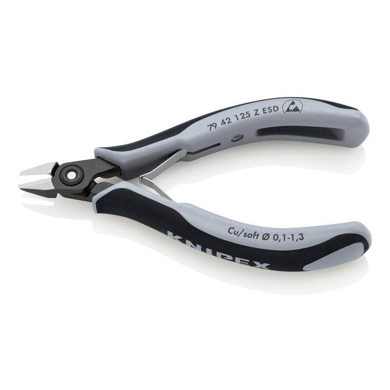 德国knipex凯尼派克7942125zesd精密电子斜口esd剥线钳
