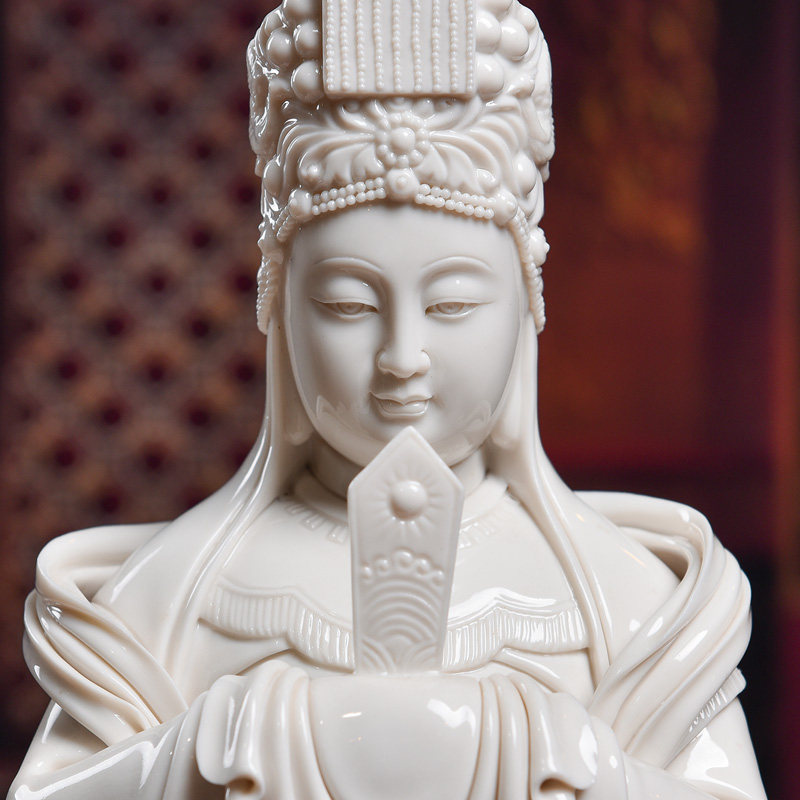 戴玉堂陶瓷居家供奉妈祖天上圣母天后湄洲娘妈摆件