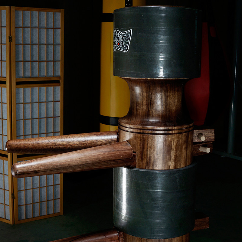 summitdragon胡桃木立式木人咏春拳桩原木武术器材吸盘更多武术装备