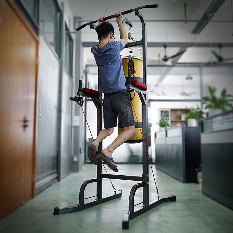 沙袋拳击家用室内多功能健身单杠双杆搏击训练沙袋架