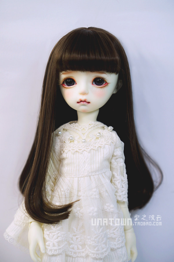 现货特价促销bjdsddd假发ob11人面娃娃头发空气刘海梨花