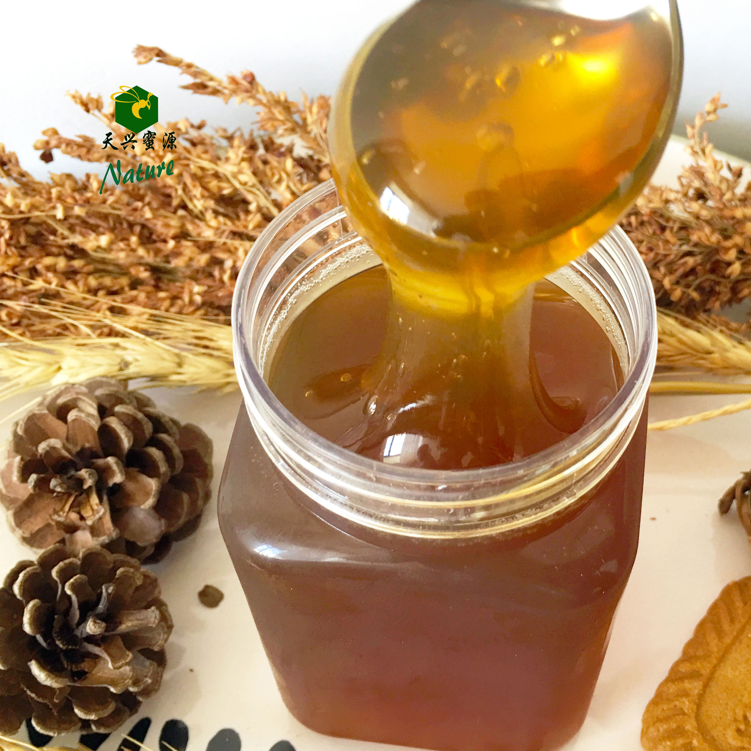 天兴蜜源新鲜荔枝蜜含少量龙眼蜜波美度41.5原蜜农家蜂蜜