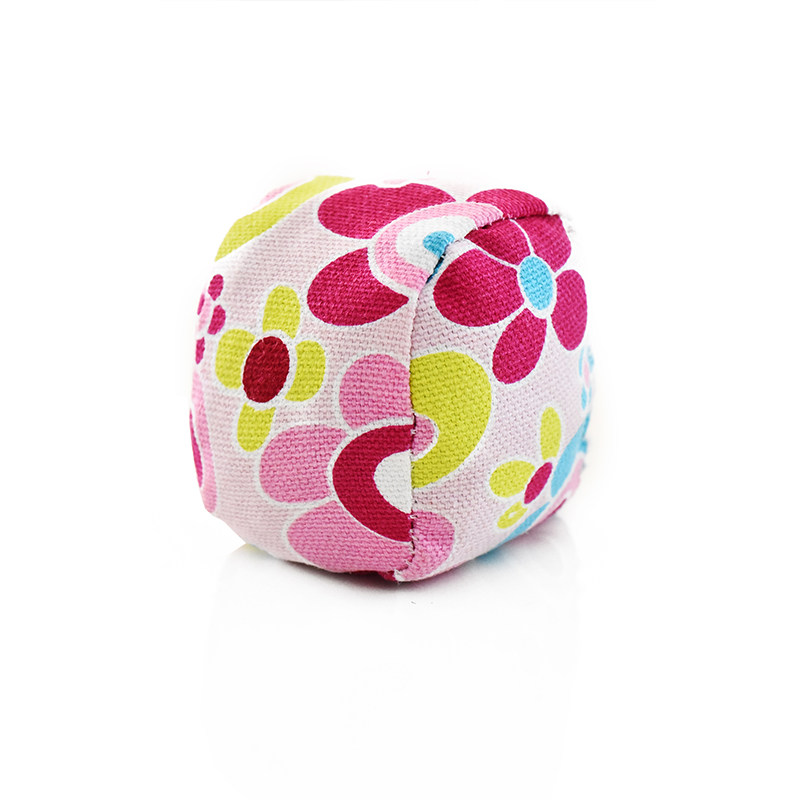 儿童沙包幼儿园 圆形玩具小沙包 丢沙包 卡通帆布防漏沙包5个包邮