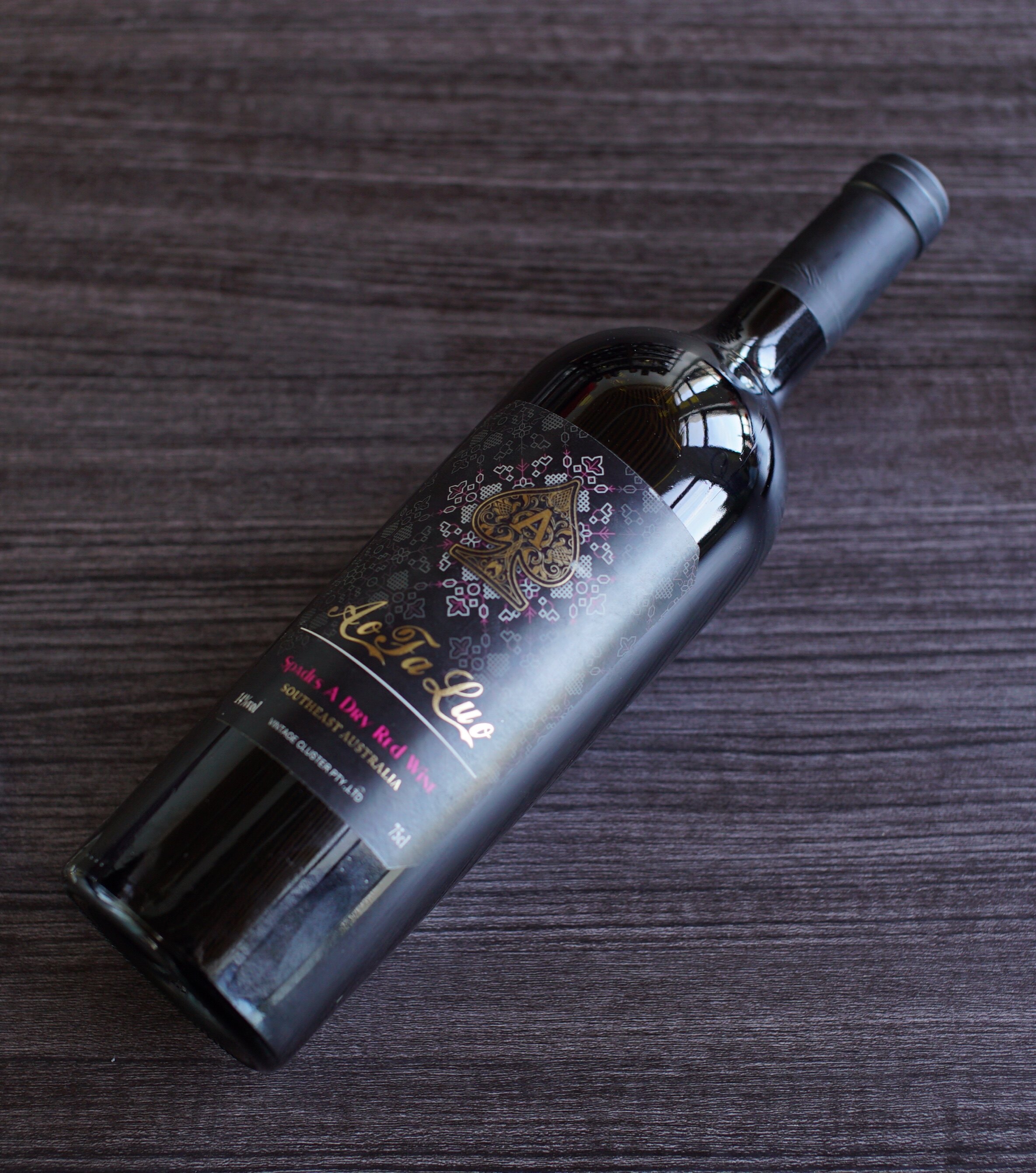 澳洲进口澳法黑桃红葡萄酒一箱6瓶750ml曼尼精品干红静态葡萄酒