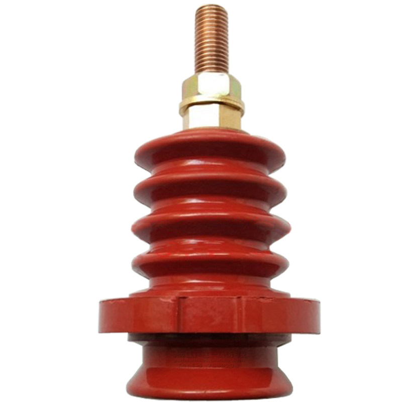 6kv高压树脂电机接线柱112高四伞两刻口安装式接线端绝缘子铜导杆