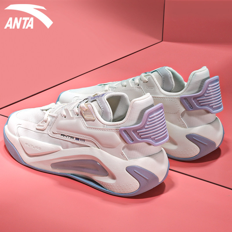 安踏女鞋超体运动鞋女2022春季新款官方旗舰c37休闲鞋夏季跑步鞋