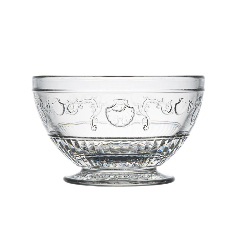 w1962 法国进口la rochère凡尔赛高脚酒杯玻璃杯玻璃盘碗系列