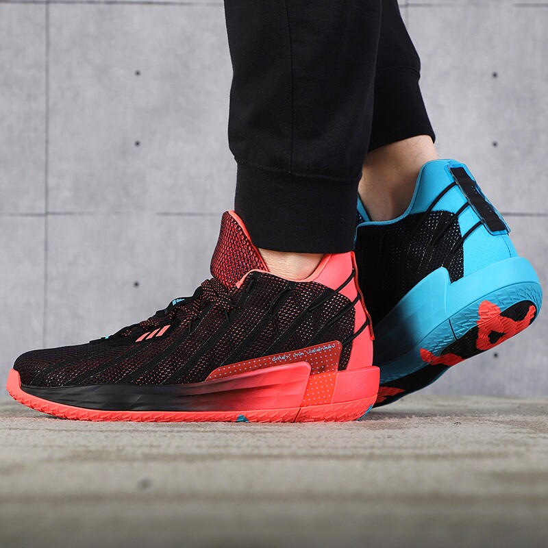 阿迪达斯篮球球鞋男鞋秋季新款利拉德代战鸳鸯实战篮球鞋