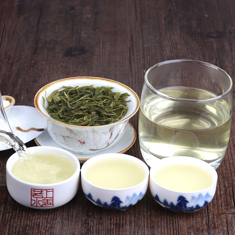 2020新茶广西三江春茶茶叶绿茶500g罐装布央日照绿茶